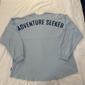 Spirit Jersey Adventure Seekers Long‎ Sleeve T-Shirt Unisex XXL Blue Cruise